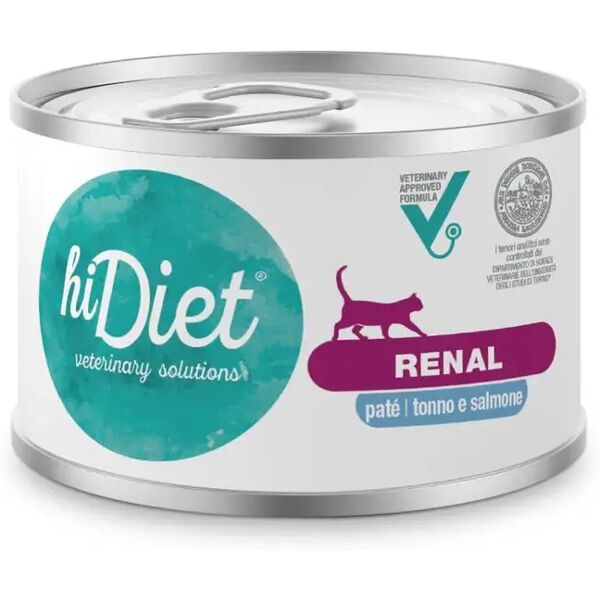 hi diet cat renal paté con salmone e tonno 200g