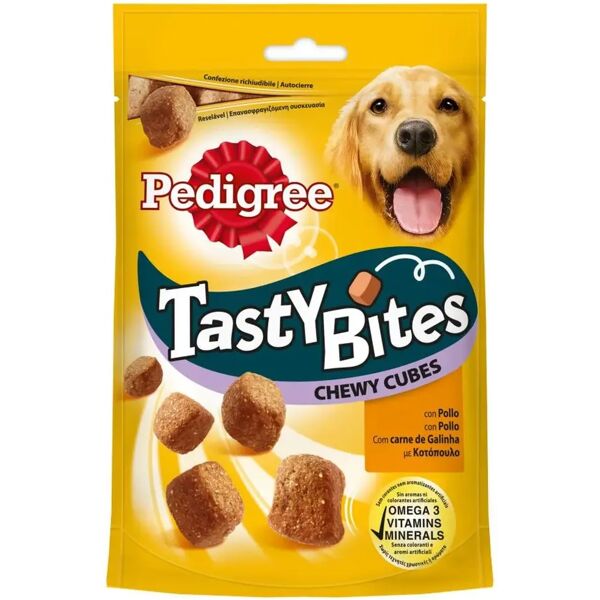 pedigree tasty bites chewy cubes 130g