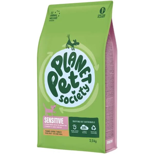 planet pet society dog sensitive tacchino 2.5kg