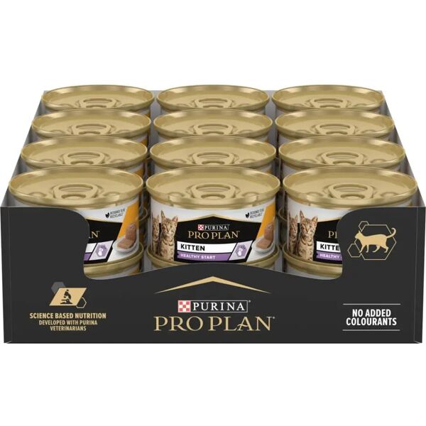 purina pro plan healthy start kitten multipack 24x85g pollo