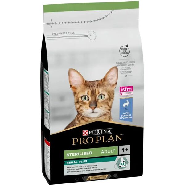 purina pro plan renal plus sterilised adult 1+ con coniglio 1.5kg