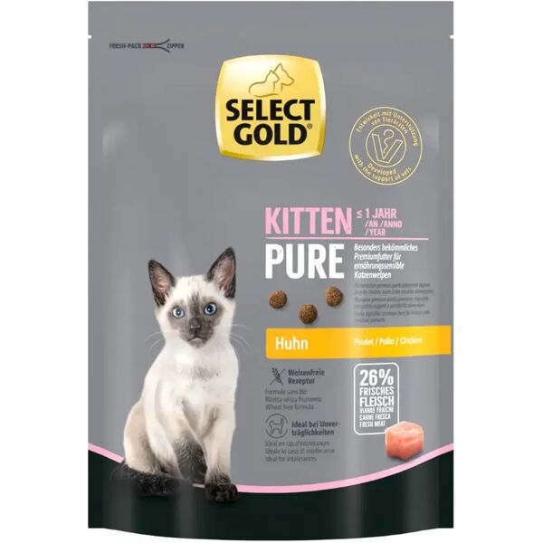 select gold pure per kitten con pollo 300g