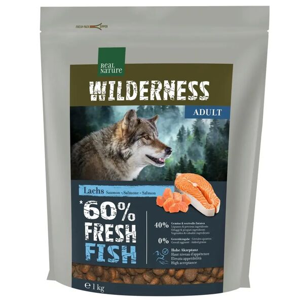 real nature wilderness dog fresh fish salmone 1kg