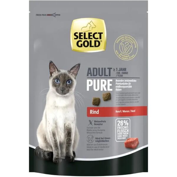 select gold pure cat manzo 300g