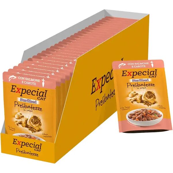 expecial cat sterilised prelibatezze busta multipack 28x85g salmone e carote