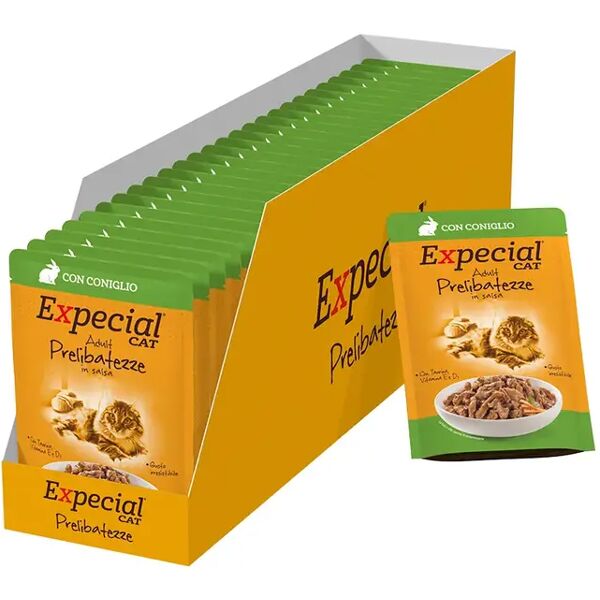 expecial cat prelibatezze busta multipack 28x85g coniglio