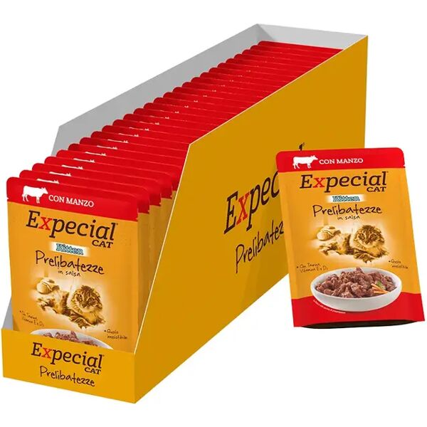 expecial kitten prelibatezze busta multipack 28x85g manzo