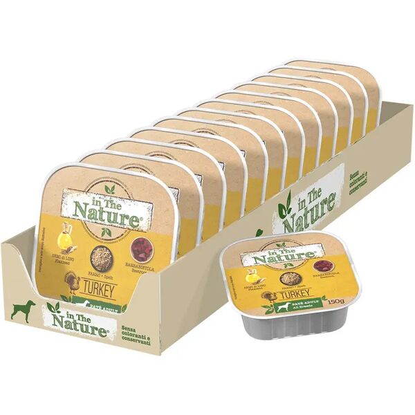 in the nature dog vaschetta multipack 11x150g tacchino