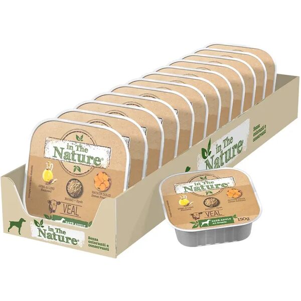 in the nature dog vaschetta multipack 11x150g vitello