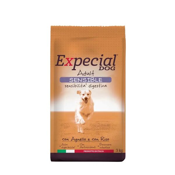 expecial dog adult sensible agnello e riso 3kg