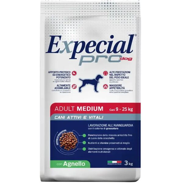 expecial pro dog adult medium agnello 3kg