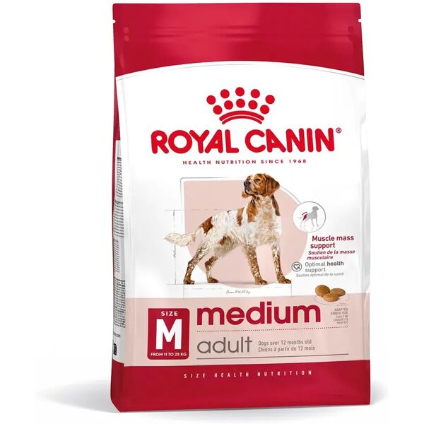 royal canin medium adult alimento completo per cani adulti di taglia media 4kg