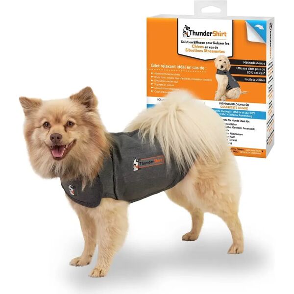 thundershirt dog gilet grigio s