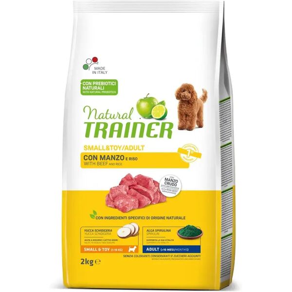 natural trainer adult small & toy con manzo 2kg