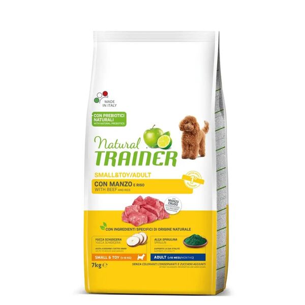 natural trainer adult small & toy con manzo 7kg