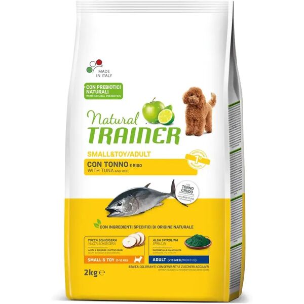 natural trainer adult small & toy con tonno 2kg