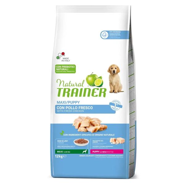 natural trainer maxi puppy con pollo 12kg