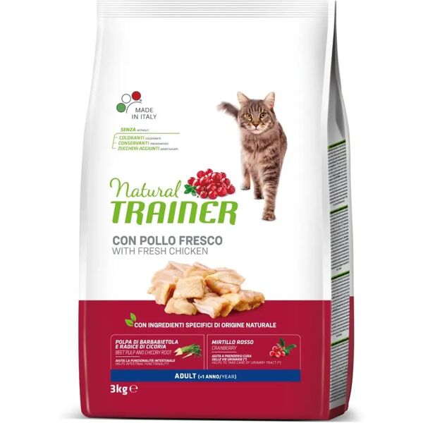 natural trainer gatto adult pollo 3kg