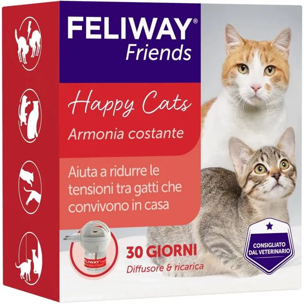 feliway friends starter kit diffusore e ricarica da 48ml 1pz