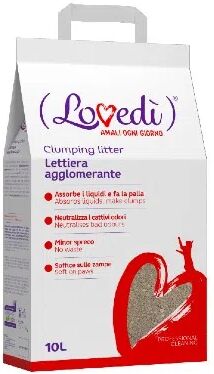 lovedi lovedì lettiera agglomerante 10l