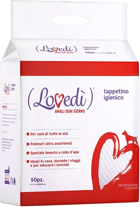 lovedi tappetini igienici 60x60cm 50 pz