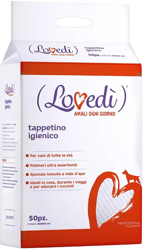 lovedi tappetini igienici 60x90cm 50 pz