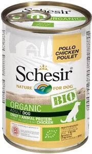 schesir nature bio dog lattina 400g pollo