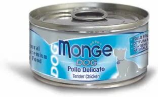 monge natural premium food dog lattina multipack 24x95g pollo