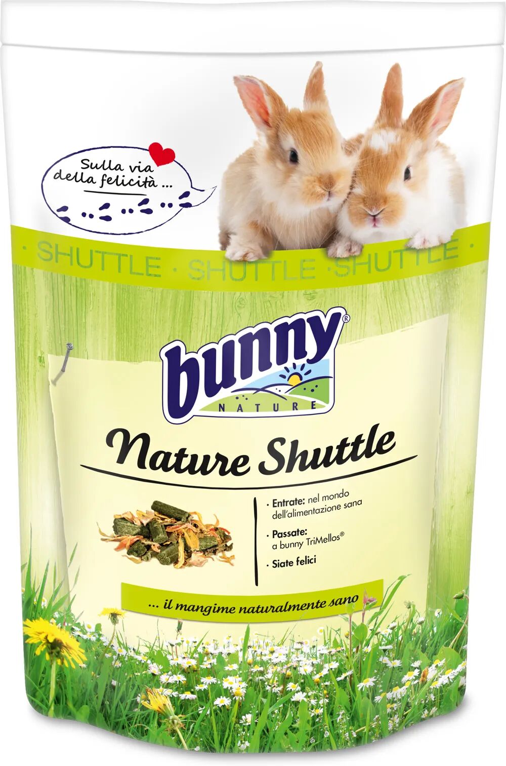 bunny nature shuttle conigli nani 600g