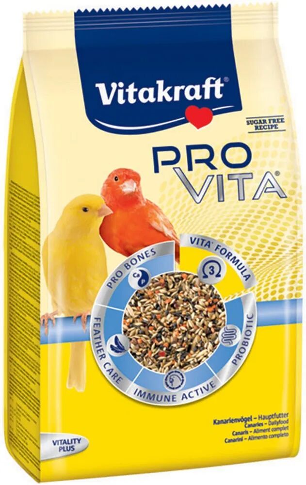 vitakraft pro vita ucceli canarini 800g