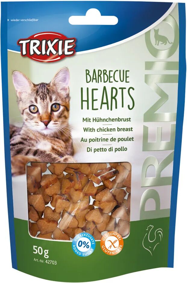 trixie premio hearts barbecue 50g