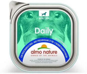 almo nature daily dog vaschetta multipack 9x300g pesce e riso