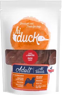 hi duck snack dog chips con anatra 90g 90g