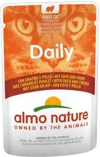 almo nature daily cat busta multipack 30x70g pollo e anatra