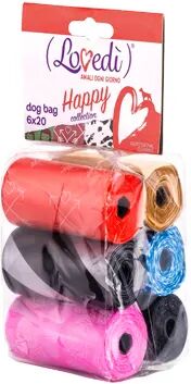 lovedi sacchetti igienici happy mix 6x20