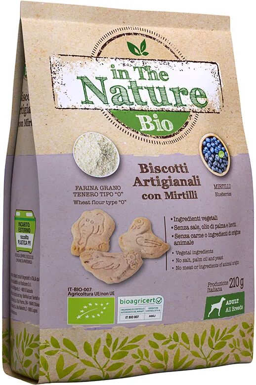 in the nature bio biscotti ai mirtilli 210g 210g