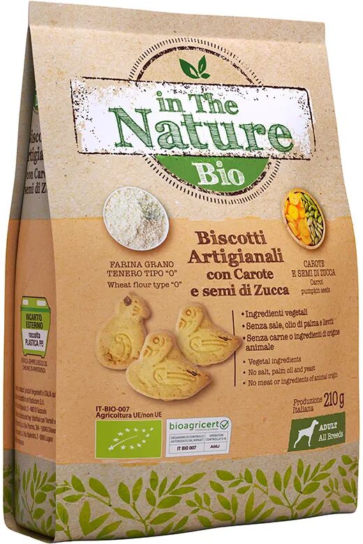 in the nature bio biscotti carota e zucca 210g 210g