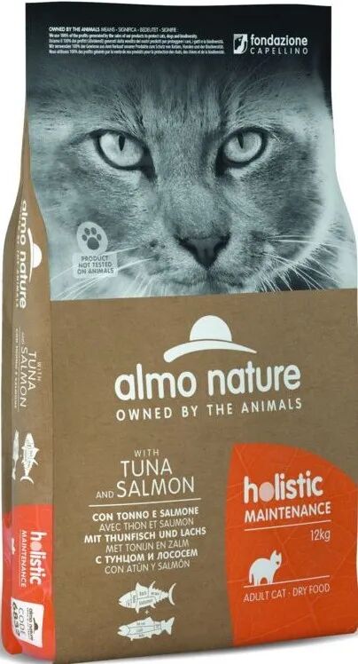 almo nature cat holistic maintenance tonno salmone 12kg