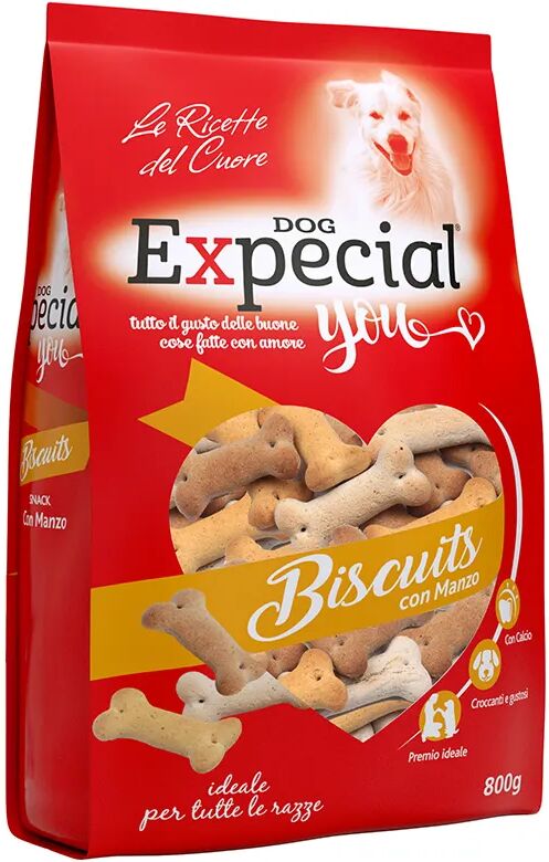 expecial you snack dog biscotti ossi al manzo 800g 800g