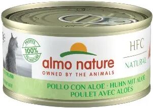 almo nature hfc natural lattina multipack 24x70g pollo con aloe