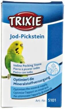 trixie pietra iodio per uccelli 20g