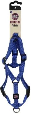 pet around you pettorina reflective nylon blu l