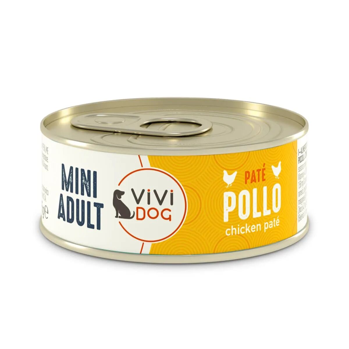 vivi dog mini adult lattina multipack 12x85g pollo