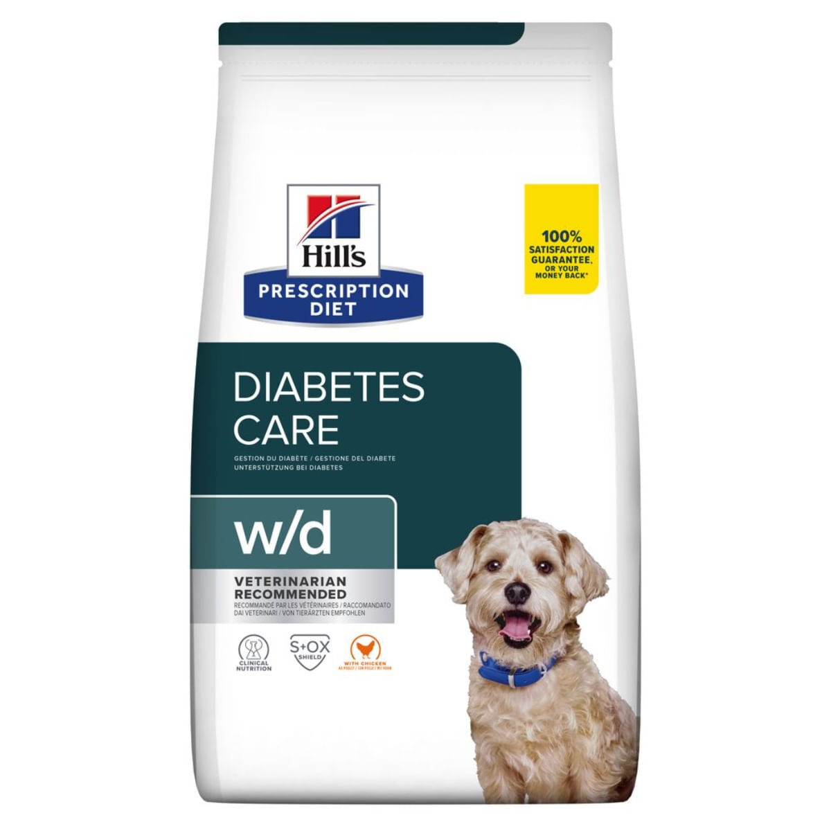hills hill's prescription diet w/d diabetes care alimento secco per cani 4kg