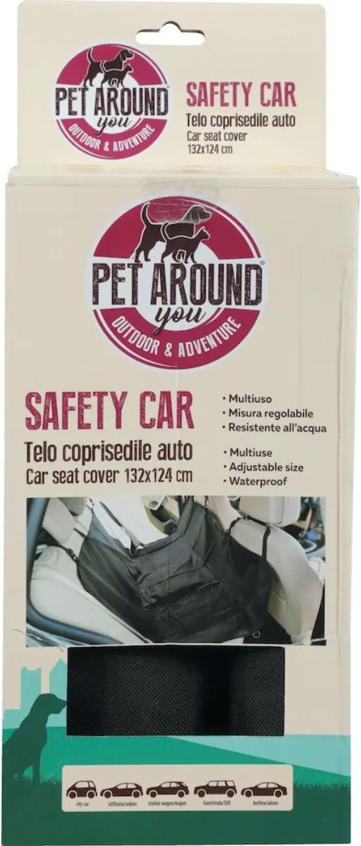 pet around you safety car telo coprisedile auto 1 pz