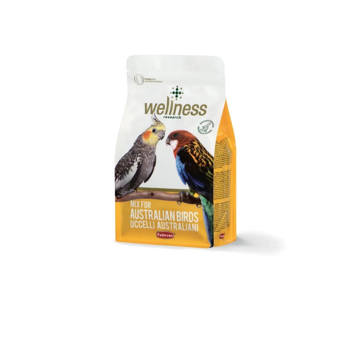 padovan wellness per uccelli australiani 850g