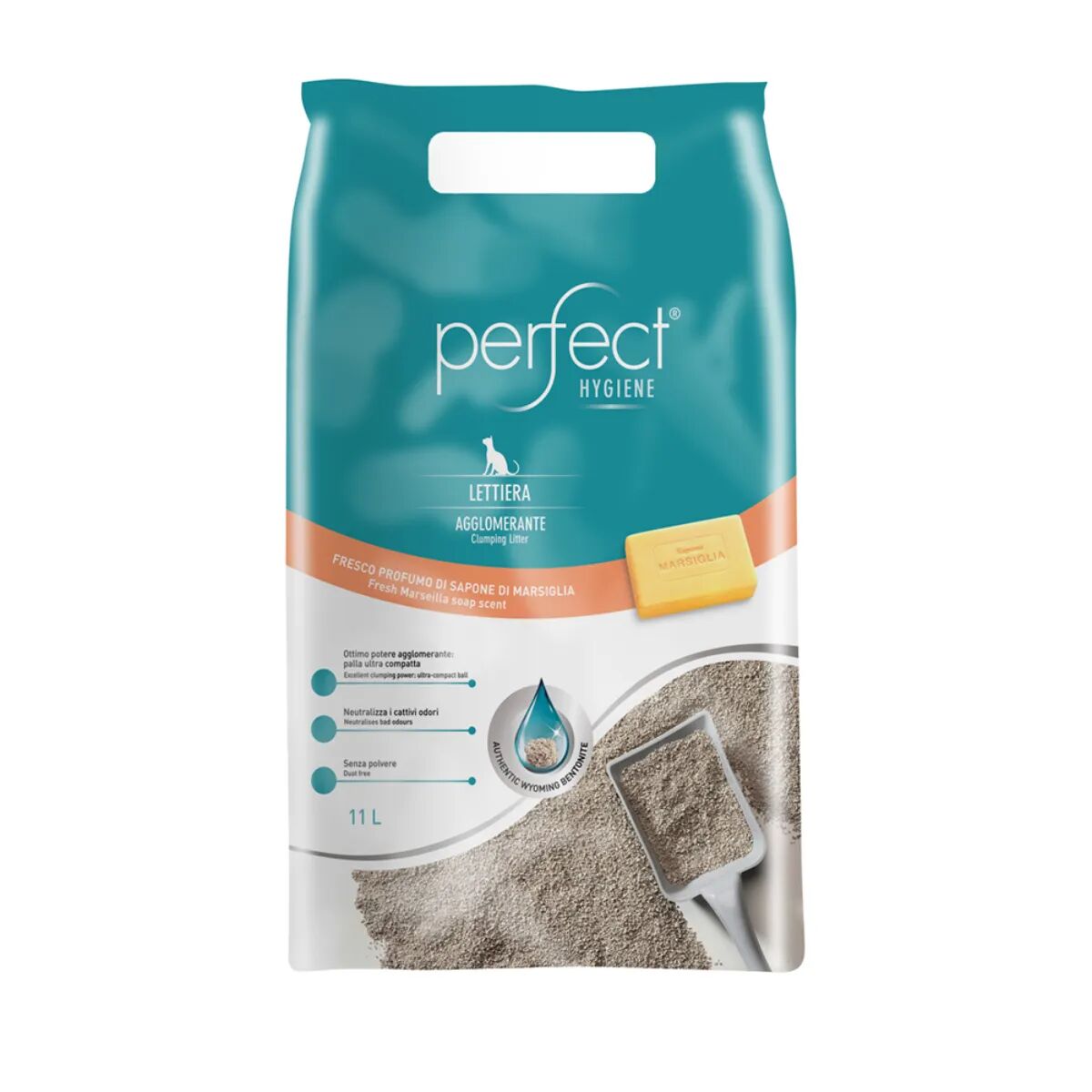 perfect lettiera gatto agglomerante ultra clumping marsiglia 11l