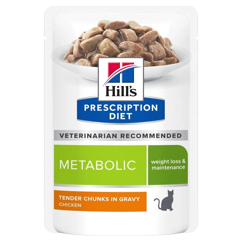 hills hill's prescription diet metabolic alimento umido per gatti 85g