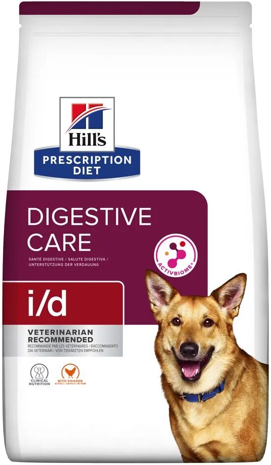 hills hill's prescription diet i/d digestive care alimento secco per cani 4kg