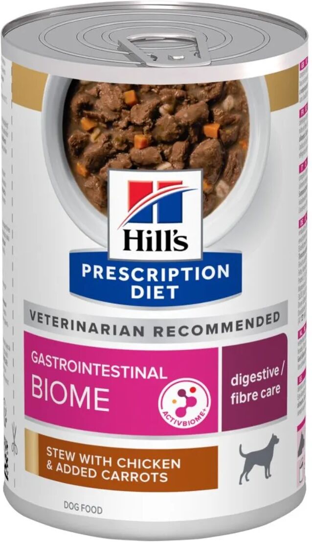 hills hill's prescription diet gastrointestinal biome alimento umido per cani 354g